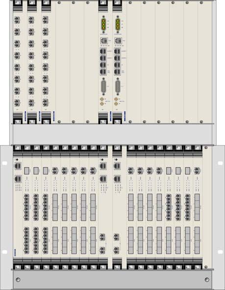 4. O sistema EMILO-X16 O EMILO-X16 é uma plataforma capaz de aprovisionar multiserviços (MSPP) com uma capacidade até 70 G que permite implementar soluções de transporte de próxima geração.