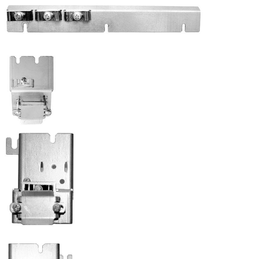 conectores são fornecidos com as contra-fichas montadas, exceto as fichas Sub-D, que