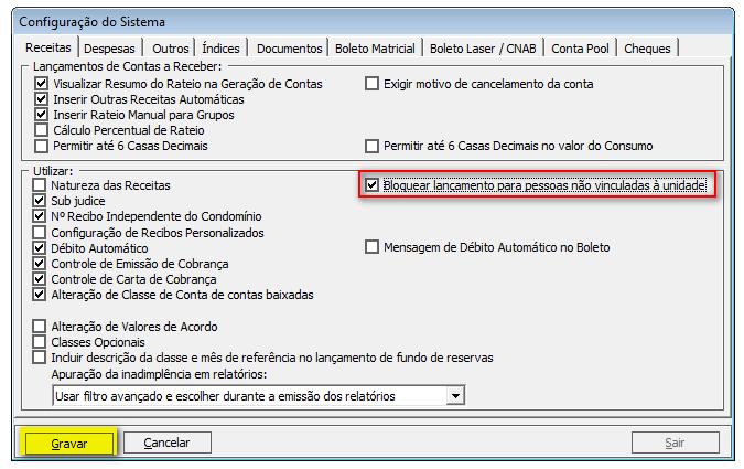 Lançamento de Contas a Receber: d) Acesse Menu