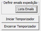 1 Lista de E-mails: Dois cliques para definir quais os e-mails da expedição que receberão as notificações da rotina 4198.