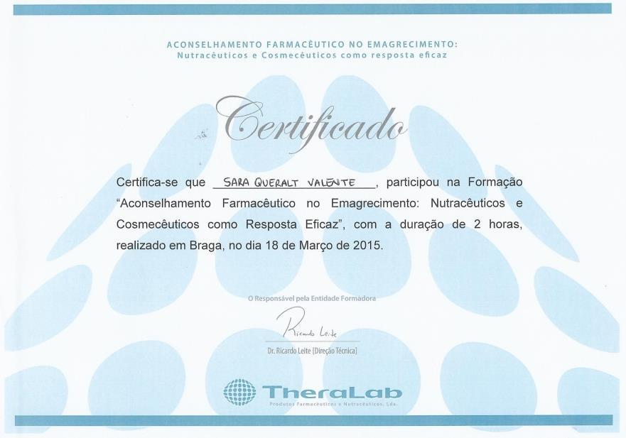 Anexo 9: Certificado de participação na formação