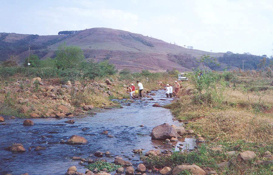 Local de estudo Rio Capivara, Fazenda Indiana RÁPIDO