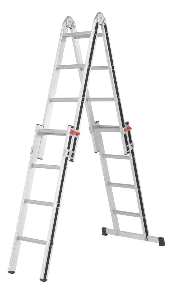 ESADAS TELESÓPAS Escada Telescópica 70069 Fabricada em alumínio, esta escada permite múltiplas aplicações.