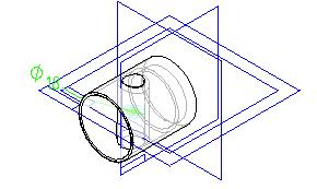 Clique no botão Through All. Movimente o cursor do mouse até a seta apontar para os dois lados e clique. Clique em Finish (Barra de Fita).