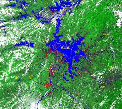 Imagens Landsat MODIS SAR Inundação - Estimativa de Perdas Extração da área submersa BD espacial e