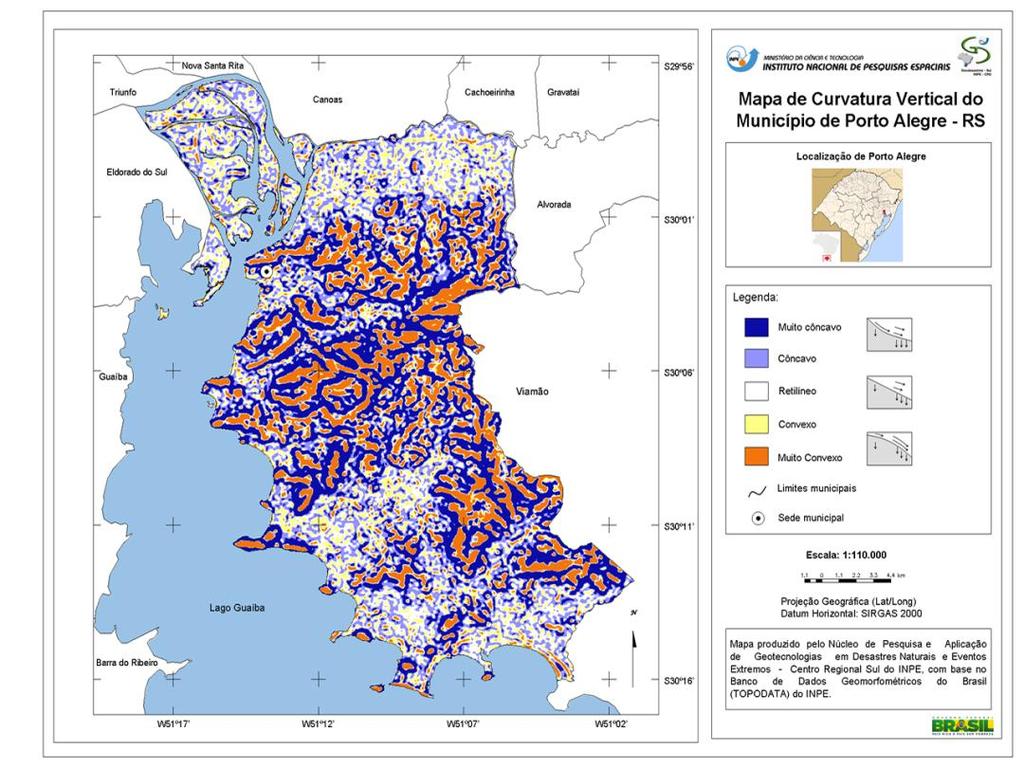 Mapas morfométricos do Município de