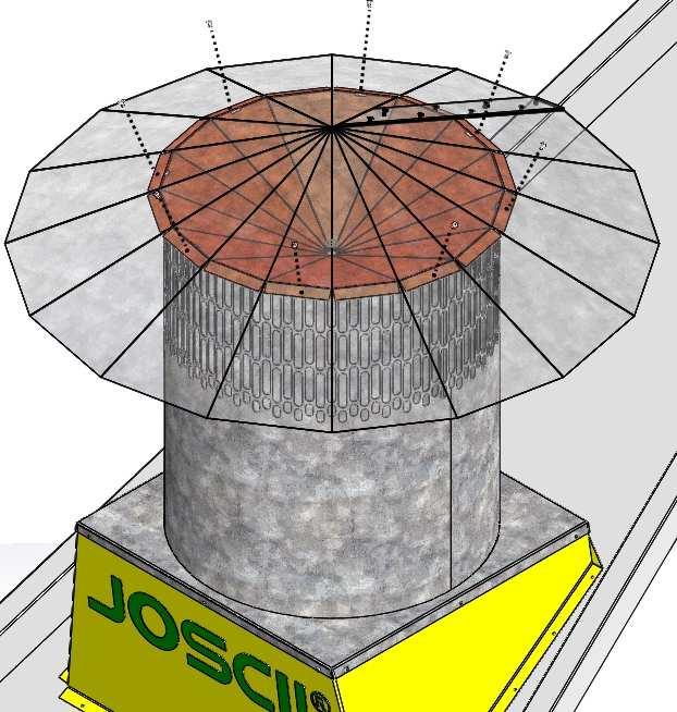 4.5. MONTAGEM DO CHAPÉU Para finalizar o processo, o chapéu superior