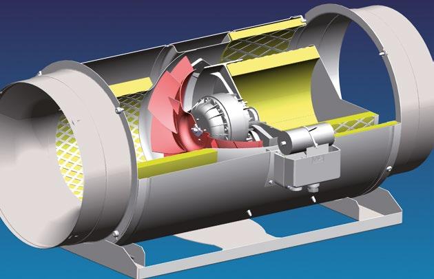 VENTILADORES HELICOCENTRIFUGOS INLINE ULTRASILENCIOSOS