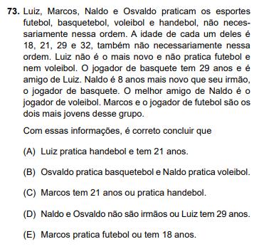 A Negação da proposição composta condicional é dada por: A B Negação A ^ ~ B (Os carregadores são fortes e eles não terminam rápido ou ficam cansados) Resposta: letra A.