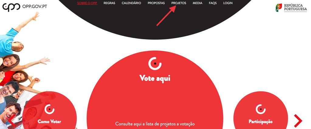 Votação no Orçamento Participativo de Portugal Podem votar no Orçamento Participativo de Portugal os cidadãos nacionais e os cidadãos estrangeiros a residir legalmente em Portugal.