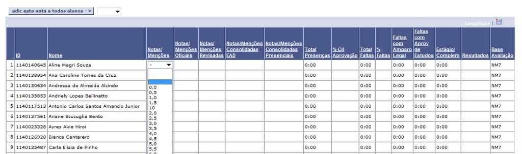 9. Lançamento de Notas Finais do TCC da Pós-graduação Lato Sensu Na pós-graduação lato sensu há um prazo de 120 dias para entrega do