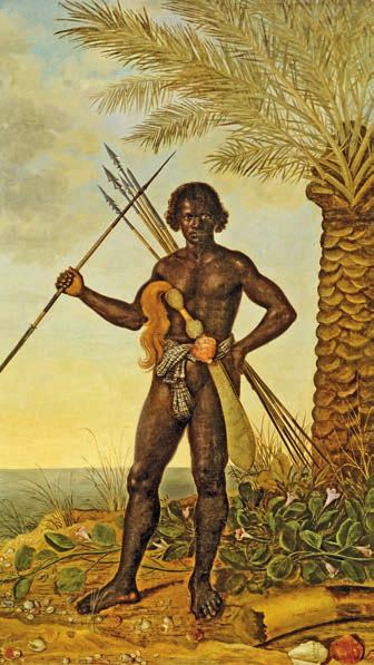 Arte no Brasil n Albert Eckhout e Frans Post: representantes da pintura naturalista, dedicaram-se a registrar em suas obras sobretudo os tipos humanos e as paisagens da colônia.