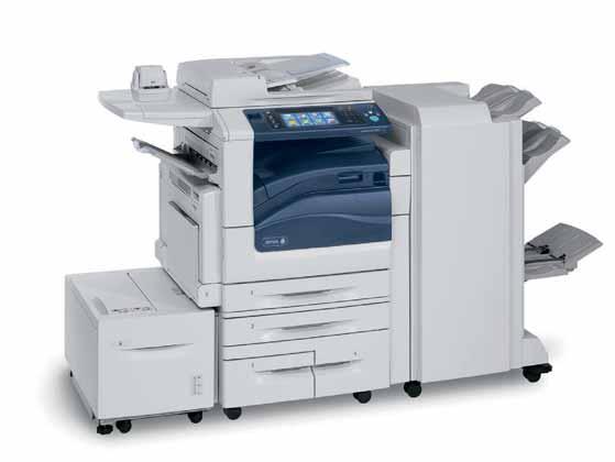 4 5 Série Xerox WorkCentre 7800 Otimizada para 8 Digitalização Sustentabilidade 2 3 Segurança Funcionamento em rede 1 Soluções Wi-Fi 1 O alimentador de alta capacidade suporta 2.000 folhas de papel.