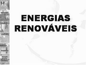 electricidade de fontes renováveis