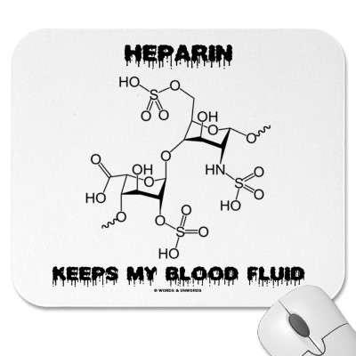 ANTICOAGULANTE HEPARINA A heparina foi descoberta acidentalmente, em 1916, por um estudante de Medicina, Jay McLean Extrato de tecido hepático, capaz