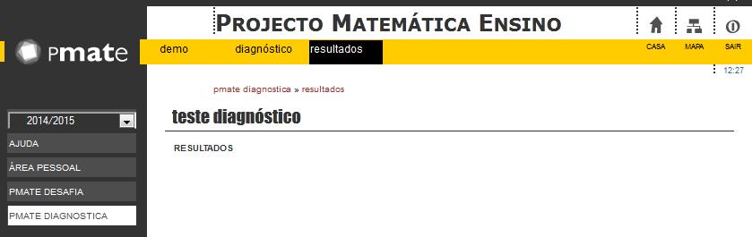 Resultãdos Os resultados do(s) TD realizado(s) por cada escola são disponibilizados aos seus professores, no dia 10 de novembro de 2014.