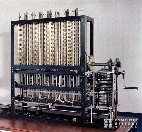 Difference Engine Todas as funções podem ser aproximadas por polinómios Os polinómios podem ser calculados através de tabelas de diferenças Só precisamos de somadores para calcular qualquer função