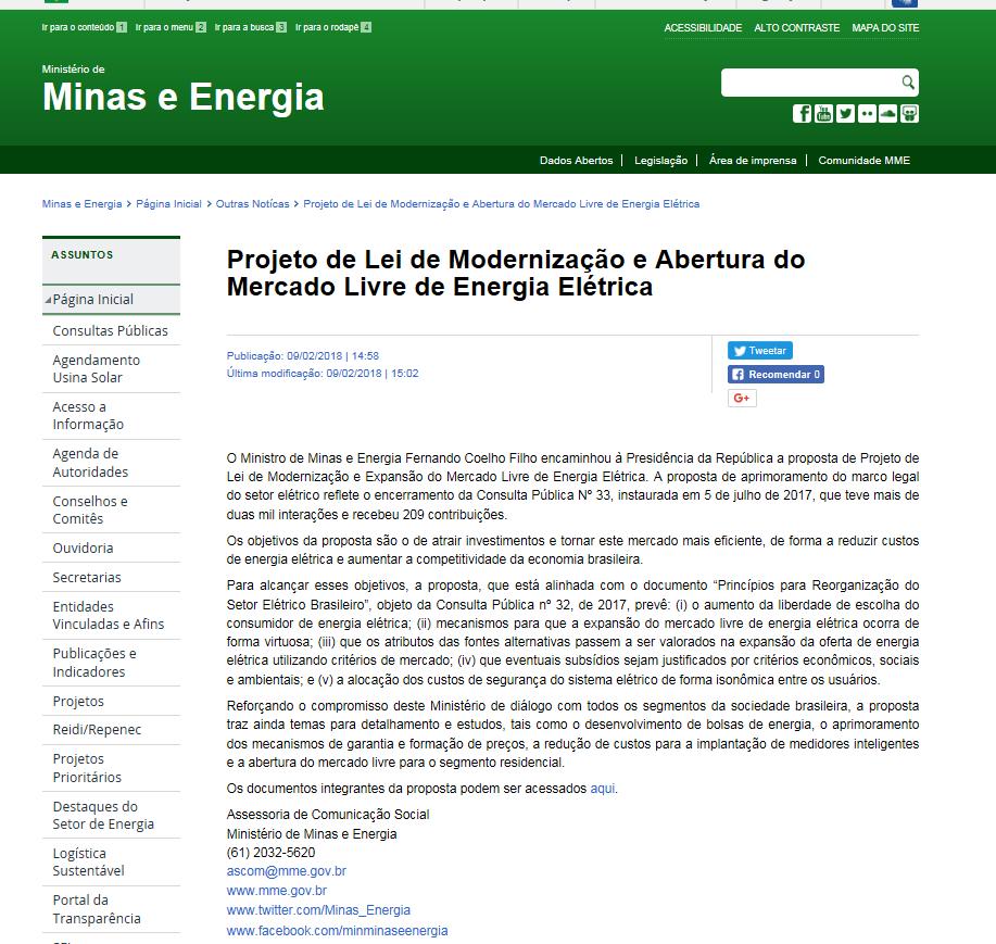 Reformas Fechamento das CP 32 e 33 CP32 concluída e Portaria publicada CP33 concluída. Núcleo das propostas: 1. Respeito a contratos legados, direitos de propriedade. 2.