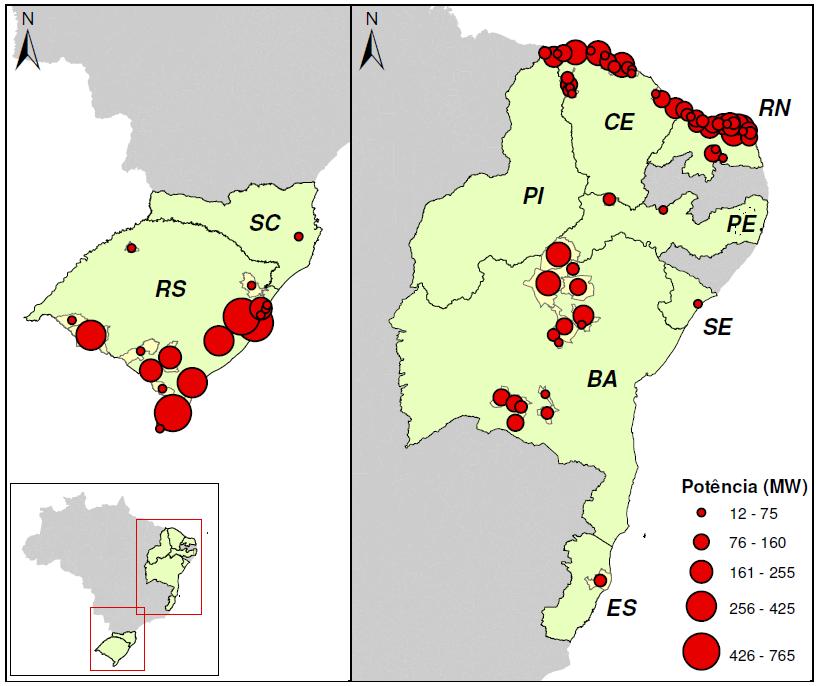 DISTRIBUIÇÃO GEOGRÁFICA PROJETOS HABILITADOS PELA