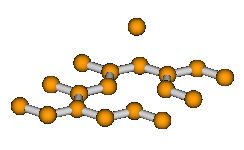 Cálculos de Dinâmica Molecular,usando o algoritmo de integração de Verlet com temperatura T = 0K, também foram efetuados com a célula unitária de 18 átomos de carbono a fim de se observar a formação