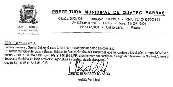 Getúlio Vargas, 1990 Centro Piraquara - PR. Critério de Julgamento: MENOR PREÇO GLOBAL. Valor Máximo total estimado: de R$ 99.