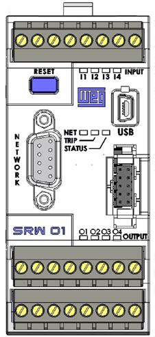 Kit Acessório 2 KIT ACESSÓRIO Para possibilitar a comunicação Modbus-RTU no relé inteligente SRW 01, é necessário utilizar um kit para comunicação Modbus-RTU, conforme descrição abaixo.