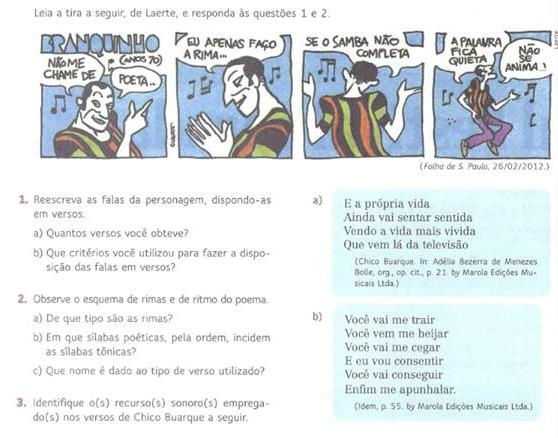 Nesse tipo de leitura, o aluno é levado a identificar a disposição dos elementos linguísticos, a posição e a ordem dos elementos que vem em primeiro plano, e nenhuma questão foi levantada quanto ao