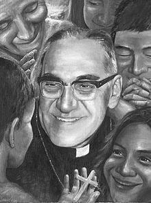 Presidente: Oração para pedir uma graça por intercessão do Beato Óscar Romero Todos: Ó Deus, Pai misericordioso, que por intermédio de Jesus Cristo e pela intercessão da Virgem Maria, Rainha da Paz,