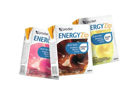 EnergyZip Nutrição oral de alto teor calórico e proteico, enriquecida com vitaminas e minerais, essencial para a recuperação nutricional.