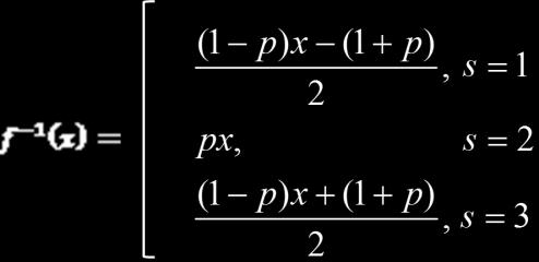 (32) Os sinais binários a serem transmitidos b [n] serão codificados na expressão 32, de forma que quando: =0 = 1 =1 = 3 Para se utilizar um mapa que realmente expresse a codificação da equação 35,