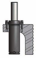 As flanges tipo TFM / TW / B11 podem ser fixadas na parte superior ou pela base.