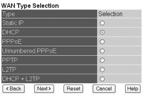 Static IP Este é o tipo de conexão em que usuário possui um endereço IP estátivo fornecido pelo provedor de serviços Internet.