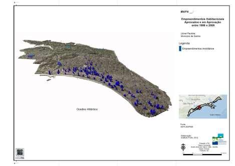 Convênio Petrobras Instituto Pólis Relatório nº6 Diagnóstico Urbano Socioambiental Município de Santos BASE DAS INFORMAÇÕES: ATÉ 2012 REVISÃO DE MARÇO DE 2013 Figura.