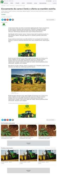 Conteúdo Patrocinado Rural Marcas Nosso novo conceito de conteúdo de marca traz para os patrocinadores a oportunidade de mostrar seus produtos para o público do Canal Rural de forma diferenciada.