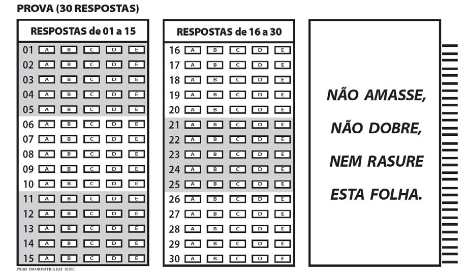 VESTIBULINHO ETEC 2º SEMESTRE 2018 Exame: 24/06/2018(domingo), às 13h30min CADERNO DE QUESTÕES - ESPECIALIZAÇÃO TÉCNICA DE NÍVEL MÉDIO RADIOCOMUNICAÇÃO FOLHA DE RESPOSTAS INTERMEDIÁRIAS Nome do(a)