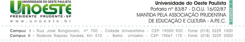 EDITAL SELEÇÃO DE ESTUDANTES DA UNIVERSIDADE DO OESTE PAULISTA - UNOESTE PARA O PROGRAMA DE MOBILIDADE ACADÊMICA BOLSAS IBERO-AMERICANAS SANTANDER UNIVERSIDADES 2017 PROGRAMA DE CONCESSÃO DE BOLSAS