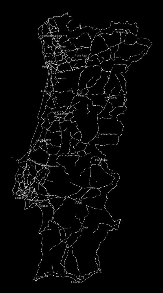 SETOR RODOVIÁRIO CORREDOR DA FACHADA ATLÂNTICA IC16 Radial da Pontinha Concluído em 2014 CORREDOR INTERNACIONAL NORTE IP4 Túnel do Marão Concluído em 2016 IP5 Variante Vilar Formoso Em contratação, a