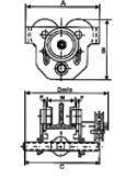 diferentes bitolas. Capacidades de carga: 0,t /,0t /,0t / 3,0t /,0t Segue a NBR 634.