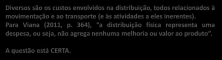 Distribuição de Materiais É a atividade derradeira na Gestão de Almoxarifados, cuja finalidade é fazer chegar o material em perfeitas condições ao usuário.