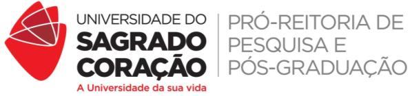 PROGRAMA INSTITUCIONAL DE INICIAÇÃO CIENTÍFICA E DE DESENVOLVIMENTO TECNOLÓGICO E INOVAÇÃO DA USC 2018/2019 PIBIC/CNPq; PIBIC/FAP/USC; PIBITI/CNPq; PIBITI/FAP/USC; PIVIC; PIVITI A Pró-reitoria de