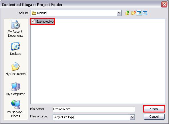 Para executá-la, o usuário deve, no menu File, clicar no item Save Project (Figura 2.7) ou digitar o atalho Ctrl+S (Figura 2.7). 2.1.