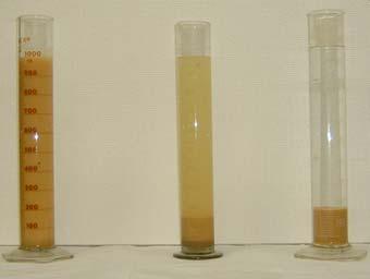 Caracterização física, química e mineralógica 76 De acordo com os dados obtidos nos ensaios NL (solo natural e licor como defloculante), o licor atuou como agente defloculante, porém não tão