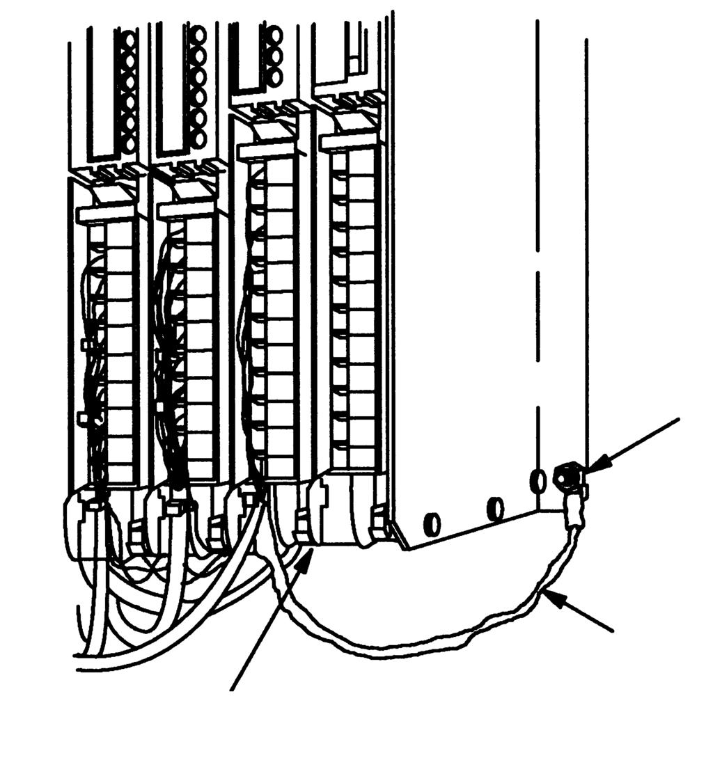 Na extremidade oposta do módulo, coloque uma fita isolante na blindagem e no dreno para isolá-los de contato elétrico. Figura 3.