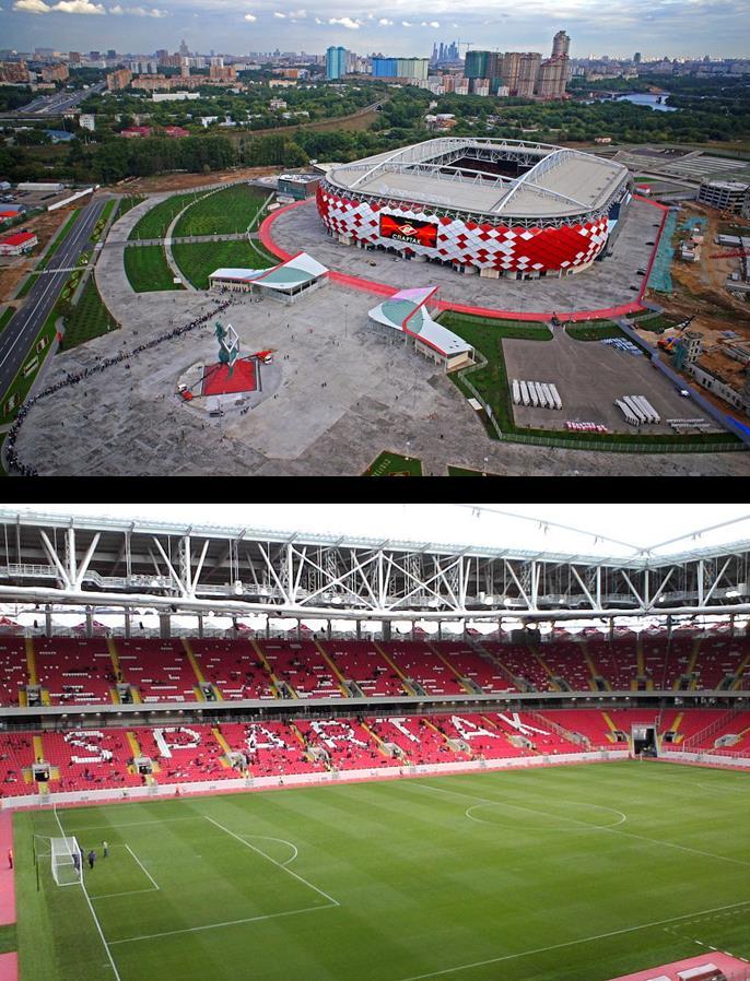 Estádio Spartak Capacidade: 45.