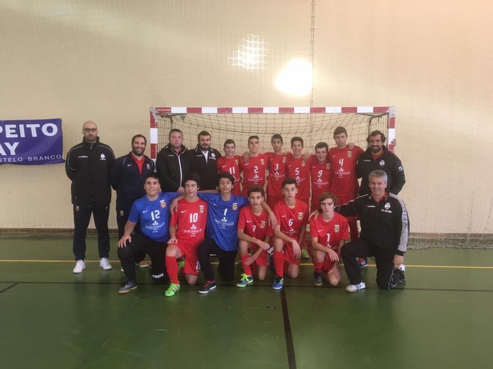 Seleção de Futsal sub/17 masculino A Seleção de sub/17 participou na 1ª fase do Torneio inter Associações que se