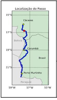Passo 01 PASSO: 01 TRAMO: NORTE NOME/LOCALIZAÇÃO: RIO BRACINHO POSIÇÃO (Km): 2012,5-2029,3