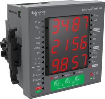 Medidores de Energia Linha PM2000 A Série PM2000 é a nova geração de medidores de energia que oferece toda medição requerida numa caixa de 96 x 96mm.