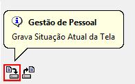 Para gravar a localização dos documentos e até mesmo alguma outra alteração utilizar o botão no rodapé da tela de Relatório,