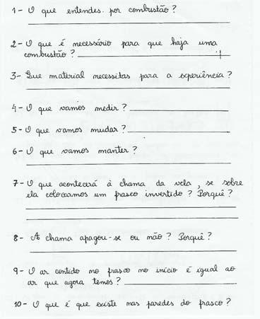 Figura 5 - Página de rosto do guião Sílvia antes de planificarmos a nossa actividade.