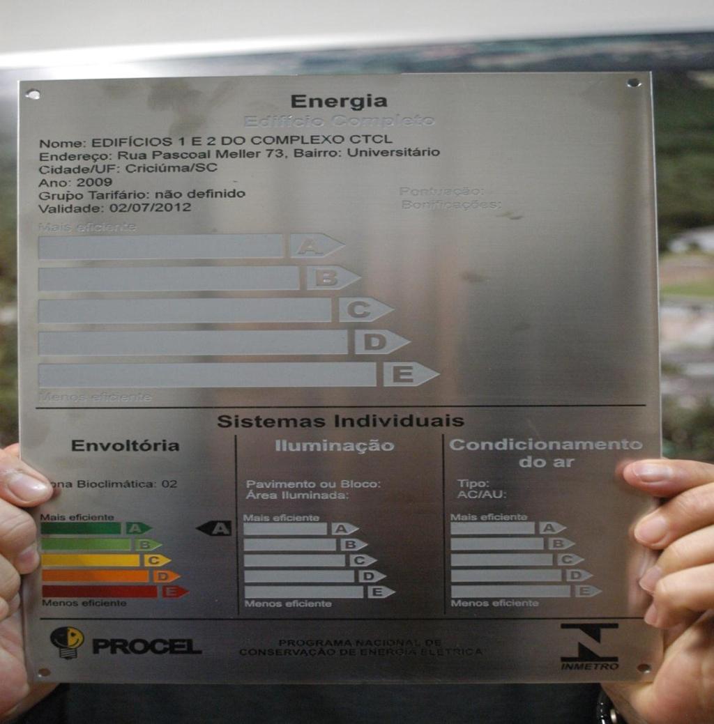 Tecnologias Ambientais Eficiência energética, água da chuva, etc Entre os cinco